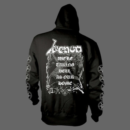 Venom - Welcome to Hell (Old Logo) (White) (Hoodie)