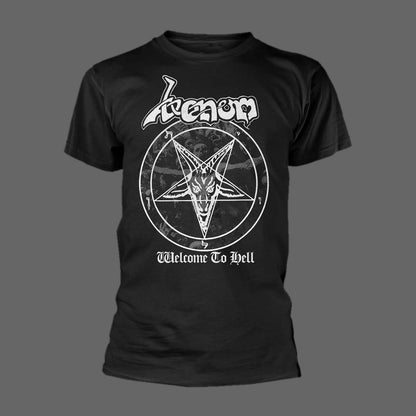 Venom - Welcome to Hell (Old Logo) (White) (T-Shirt)