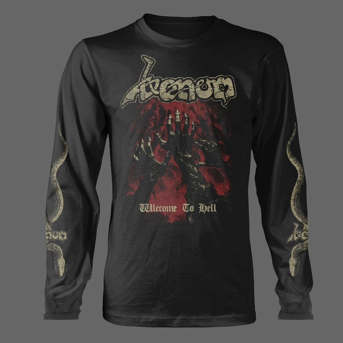 Venom - Welcome to Hell (Serpent) (Long Sleeve T-Shirt)