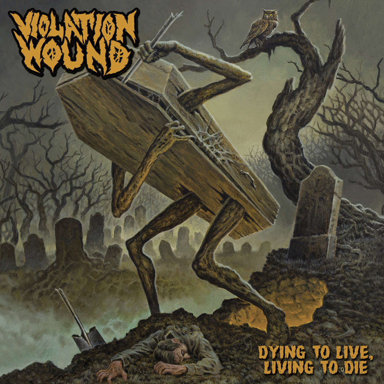Violation Wound - Dying to Live, Living to Die (Digipak CD)