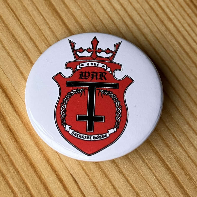 War - True Satanic Horde (Red) (Badge)