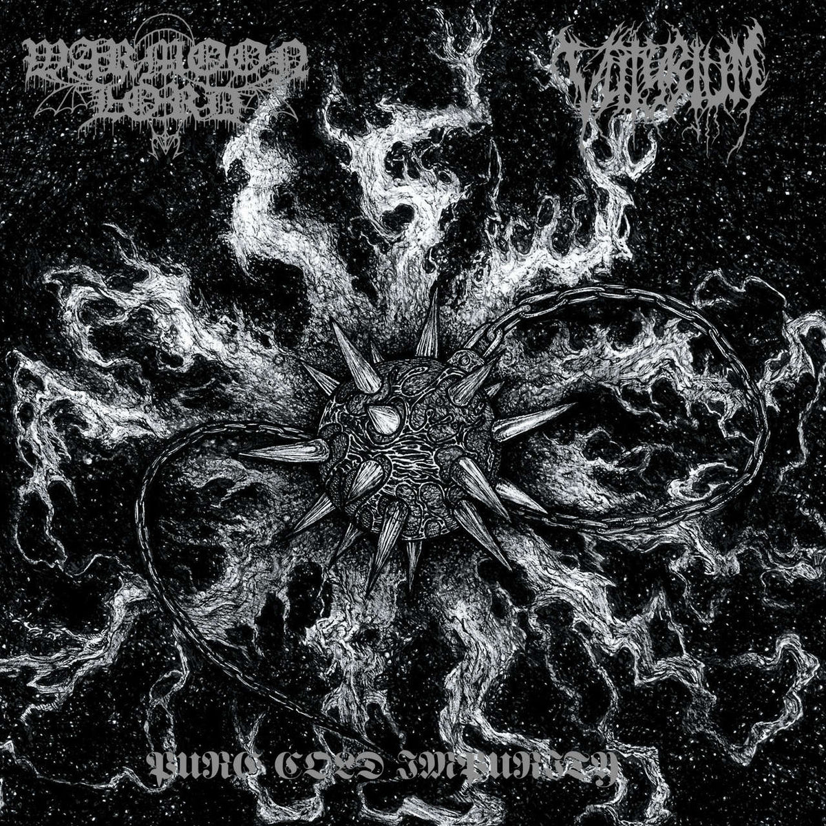 Warmoon Lord / Vultyrium - Pure Cold Impurity (2023 Reissue) (Digipak CD)