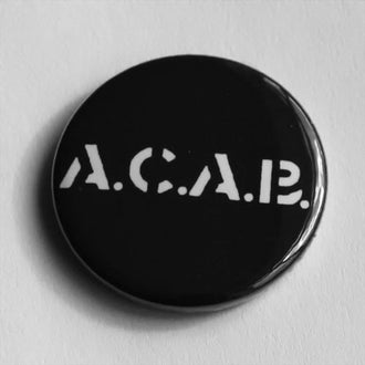 The 4-Skins - A.C.A.B. (White) (Badge)