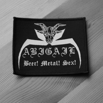 Abigail - Beer Metal Sex (Woven Patch)