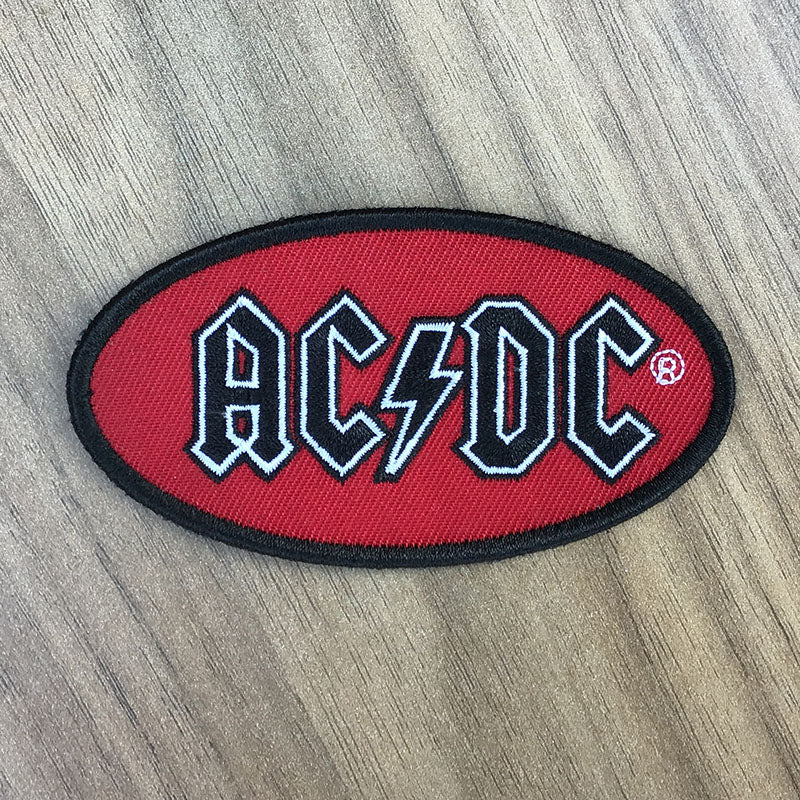 AC/DC - Logo (Oval) (Embroidered Patch)