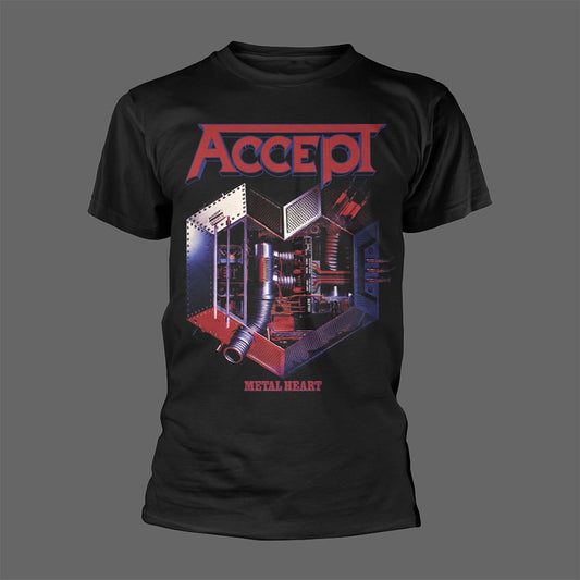 Accept - Metal Heart (Black) (T-Shirt)
