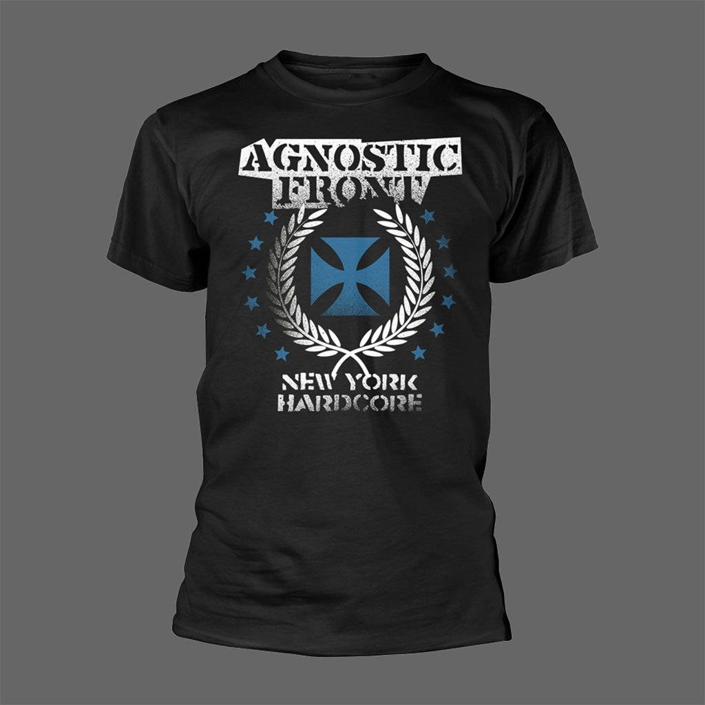 Agnostic Front - Blue Iron Cross (T-Shirt)