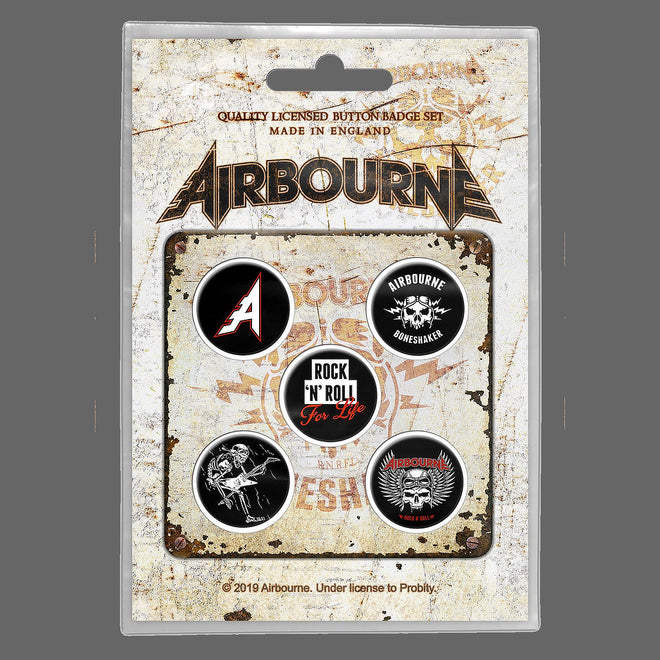 Airbourne - Boneshaker (Badge Pack)