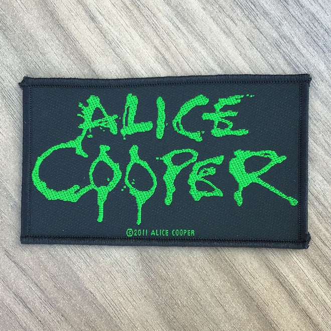 Alice Cooper - Green Logo (Woven Patch)