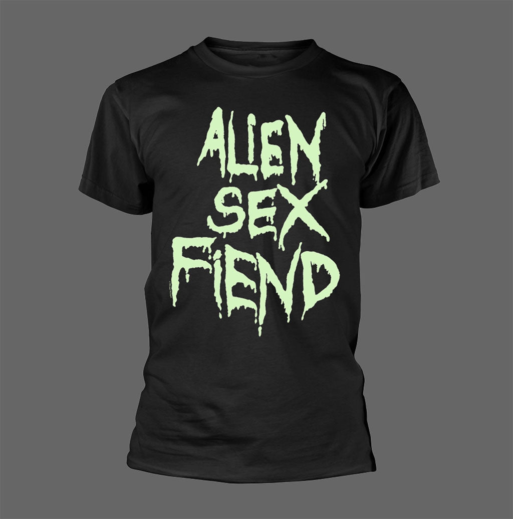 Alien Sex Fiend - Logo (Glow) (T-Shirt)