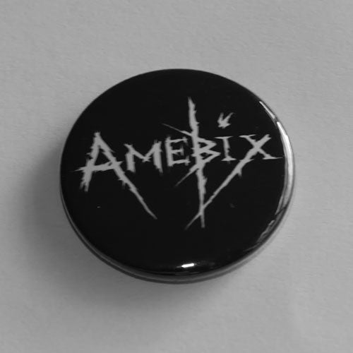 Amebix - White Logo (Badge)
