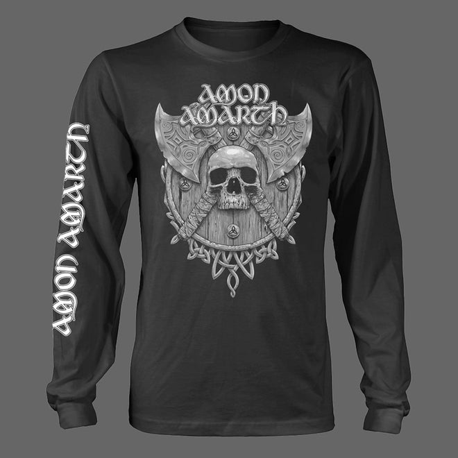 Amon Amarth - Grey Skull (Long Sleeve T-Shirt)