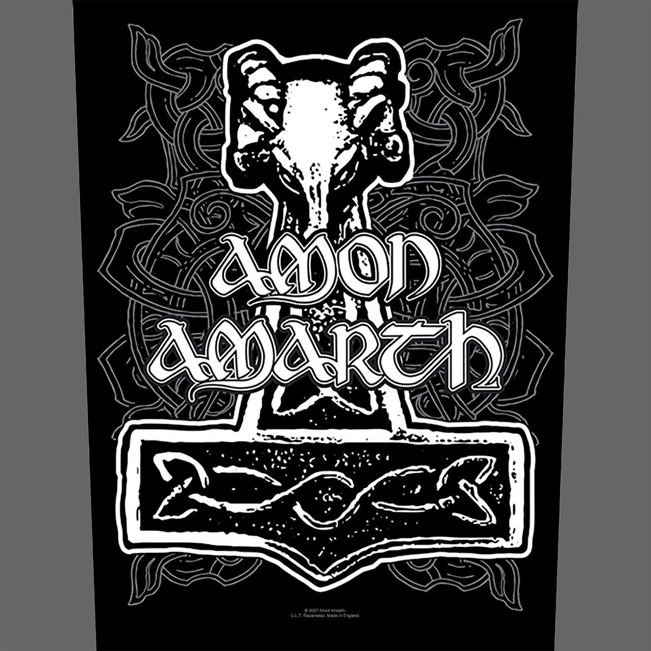 Amon Amarth - Logo & Mjolnir (Backpatch)