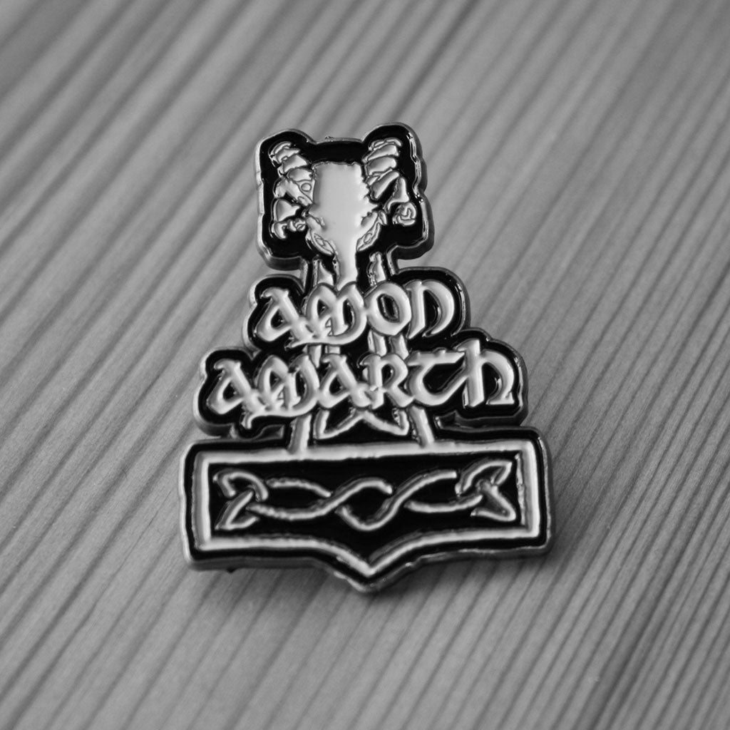 Amon Amarth - Logo & Mjolnir (Metal Pin)