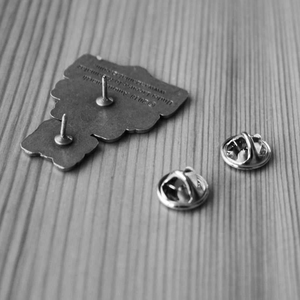 Amon Amarth - Logo & Mjolnir (Metal Pin)