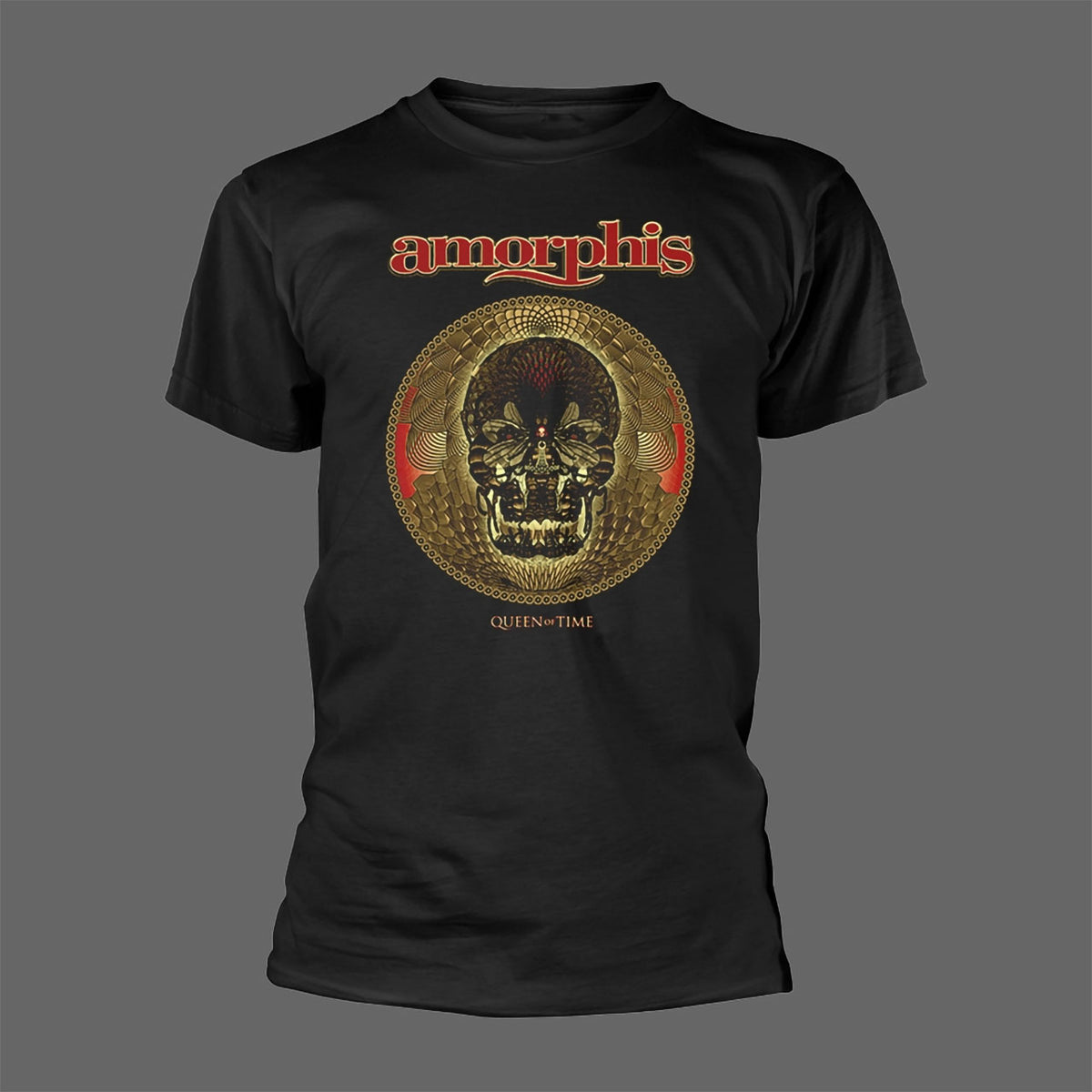 Amorphis - Queen of Time (Red Logo) (T-Shirt)