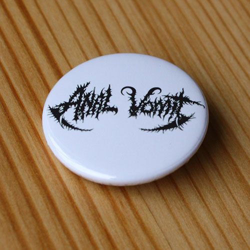 Anal Vomit - Black Logo (Badge)