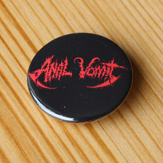 Anal Vomit - Red Logo (Badge)