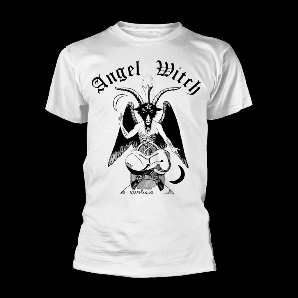 Angel Witch - Baphomet (White) (T-Shirt)