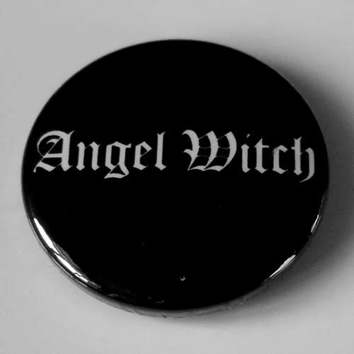 Angel Witch - White Logo (Badge)