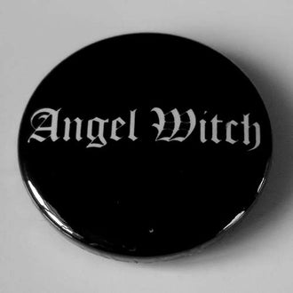 Angel Witch - White Logo (Badge)