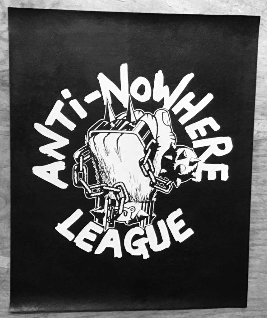 Anti-Nowhere League - Logo (Leather) (Backpatch)