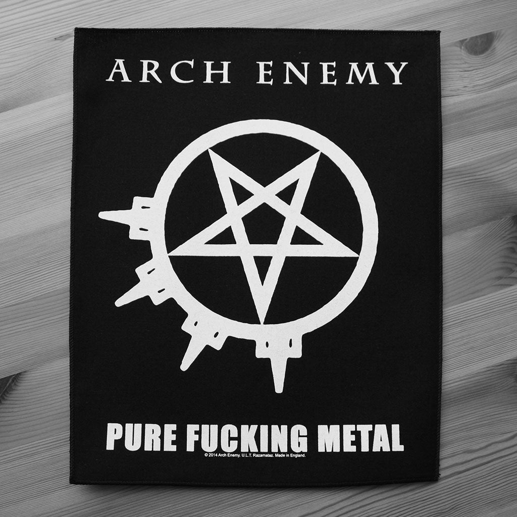 Arch Enemy - Pure Fucking Metal (Backpatch)