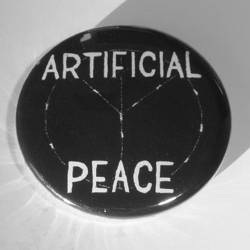 Artificial Peace - White Logo (Badge)