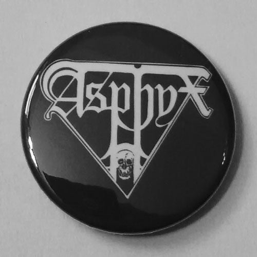 Asphyx - White Logo (Badge)