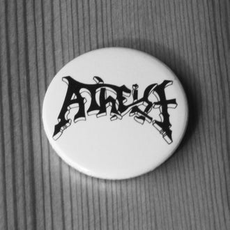 Atheist - Black Logo (Badge)