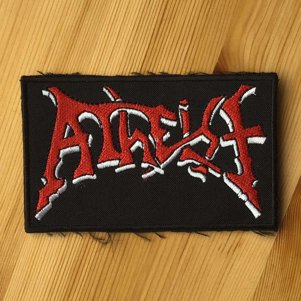Atheist - Red Logo (Embroidered Patch)