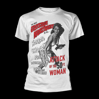 Attack of the 50 Foot Woman (1958) (White) (T-Shirt)
