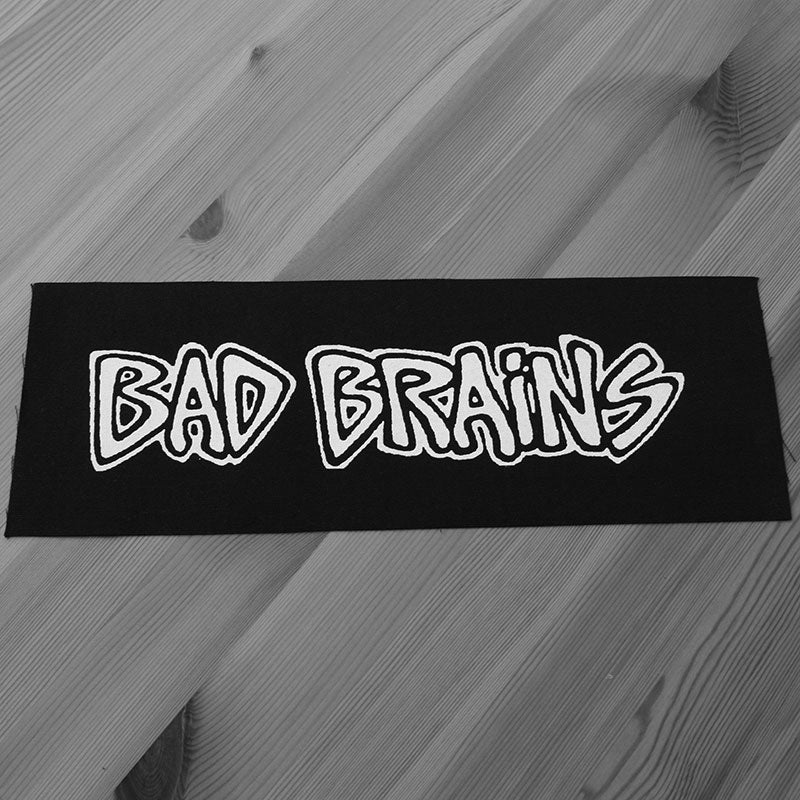 Bad Brains - White Logo (Superstrip) (Backpatch)