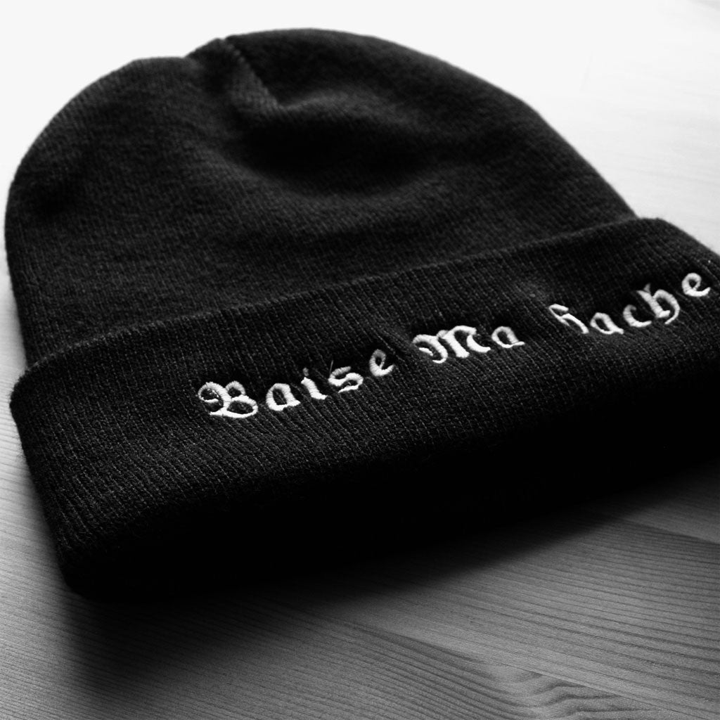 Baise Ma Hache - White Logo (Beanie)