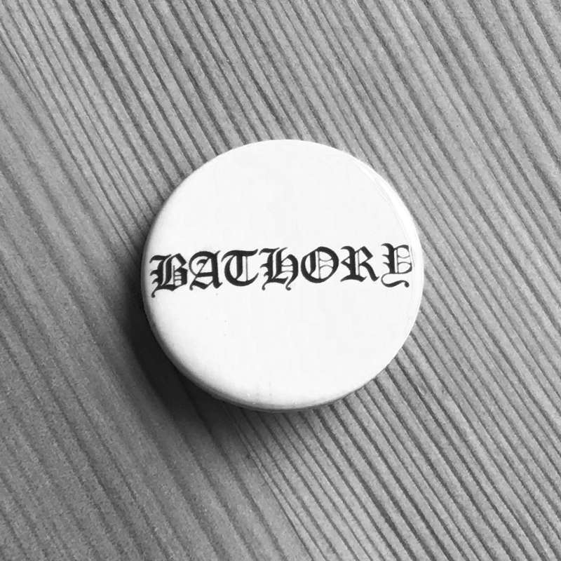 Bathory - Black Logo (Badge)