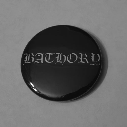 Bathory - White Logo (Badge)