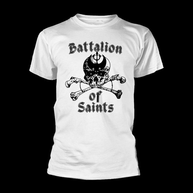Battalion of Saints - Skull & Crossbones Logo (T-Shirt)