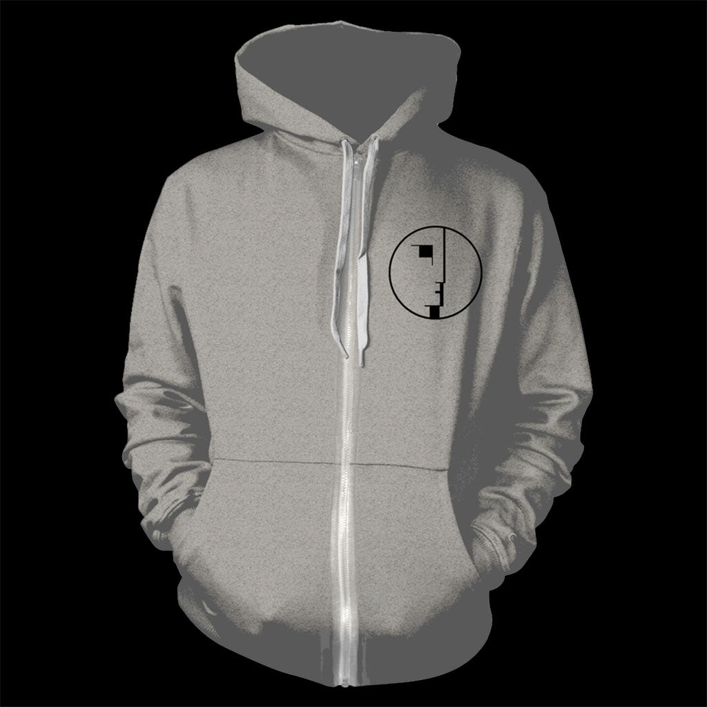 Bauhaus - Logo (Grey) (Full Zip Hoodie)