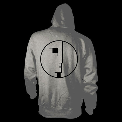 Bauhaus - Logo (Grey) (Full Zip Hoodie)
