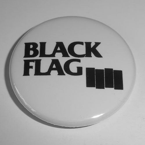 Black Flag - Black Logo (Small Bars) (Badge)