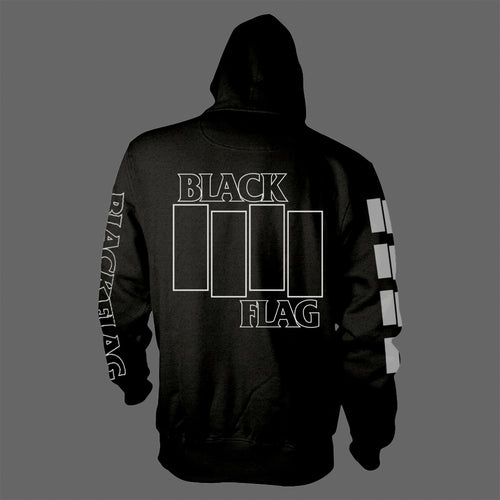 Black Flag - Logo (Full Zip Hoodie)