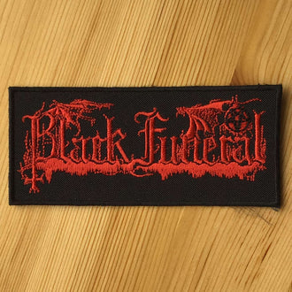 Black Funeral - Red Logo (Embroidered Patch)