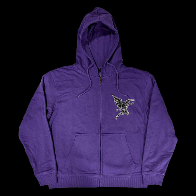 Black Sabbath - Henry Pocket Logo (Purple) (Full Zip Hoodie)