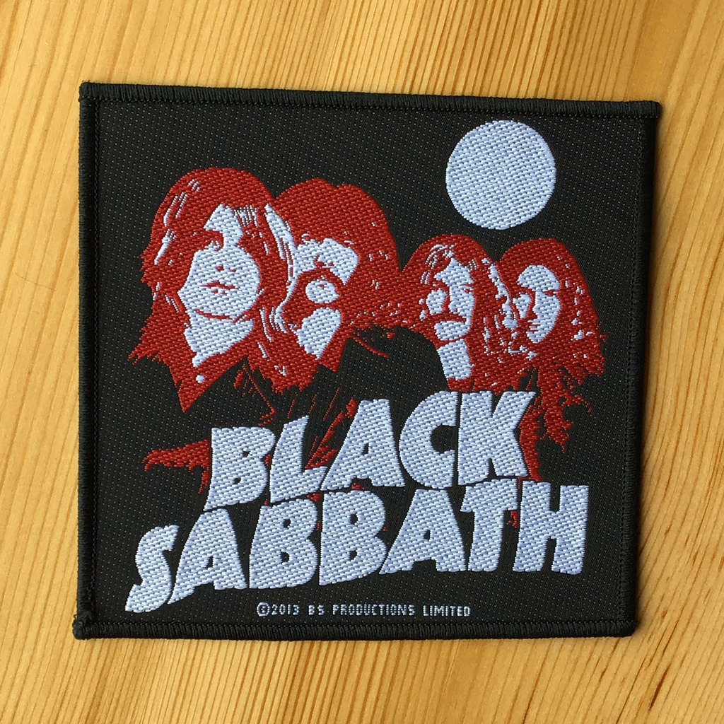 Black Sabbath - Logo & Band (Woven Patch)