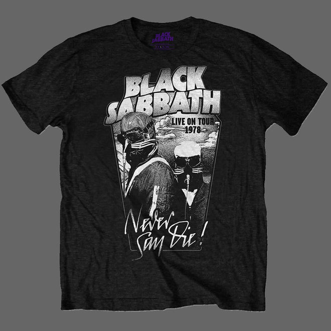 Black Sabbath - Never Say Die (Black & White) (T-Shirt)