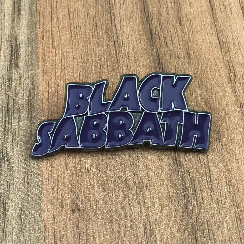 Black Sabbath - Purple Logo (Metal Pin)