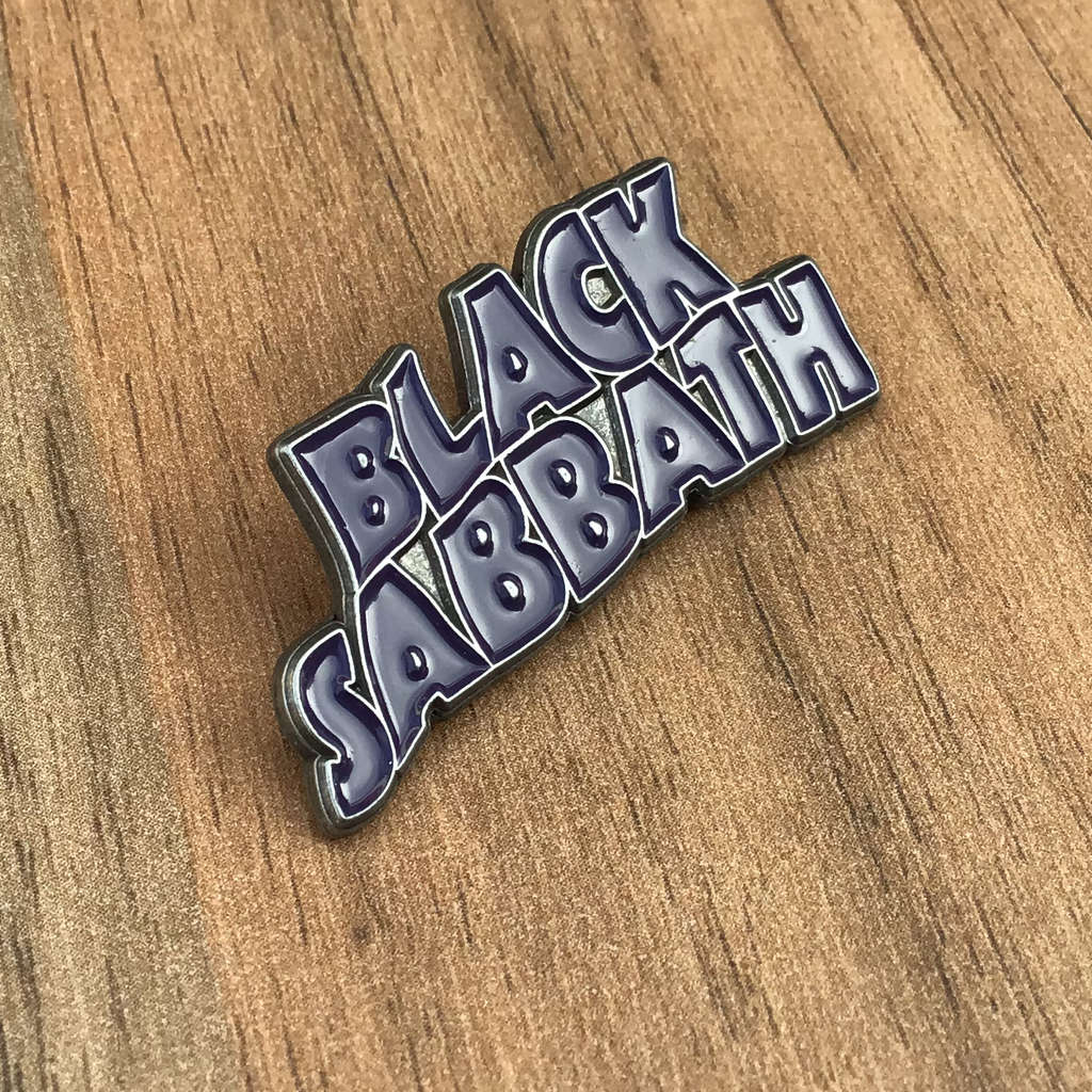 Black Sabbath - Purple Logo (Metal Pin)