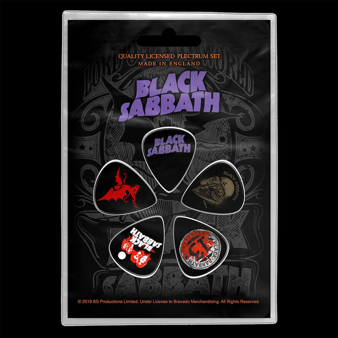 Black Sabbath - Purple Logo (Plectrum Pack)
