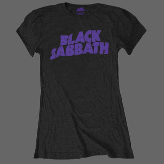 Black Sabbath - Purple Logo (Women's T-Shirt)