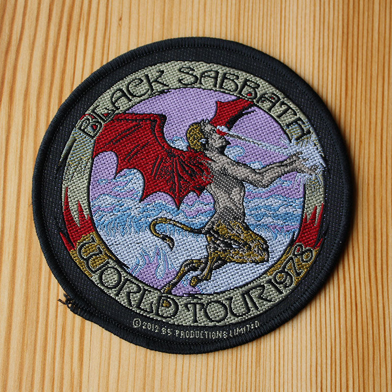 Black Sabbath - World Tour 1978 (Circle) (Woven Patch)